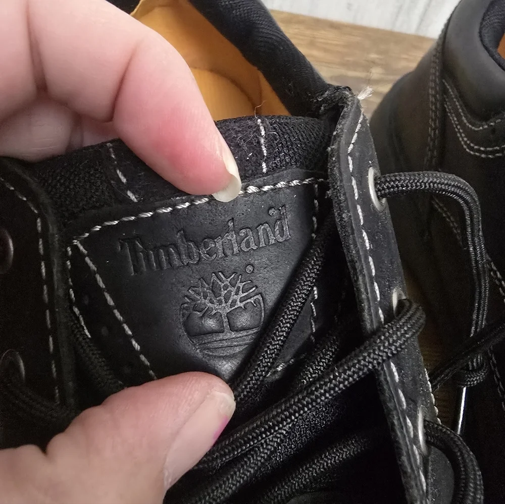 Timberland Earthkeepers 5052A Black Leather Men's Shoes Size 13W